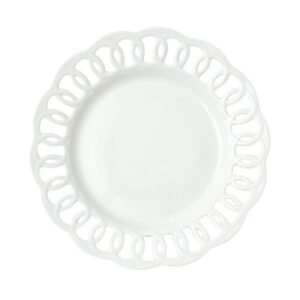 White Lace Charger Plate